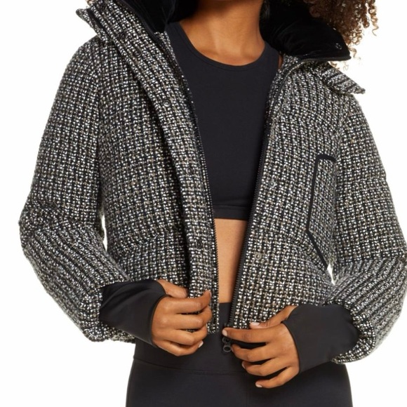 Blank Noir Jackets & Blazers - Blank Noir Irina Tweed Puffer Jacket